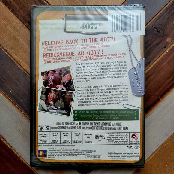 M*A*S*H: Season 2 - DVD 2008 Bilingual English, French, Spanish / New & Sealed - Picture 2 of 2
